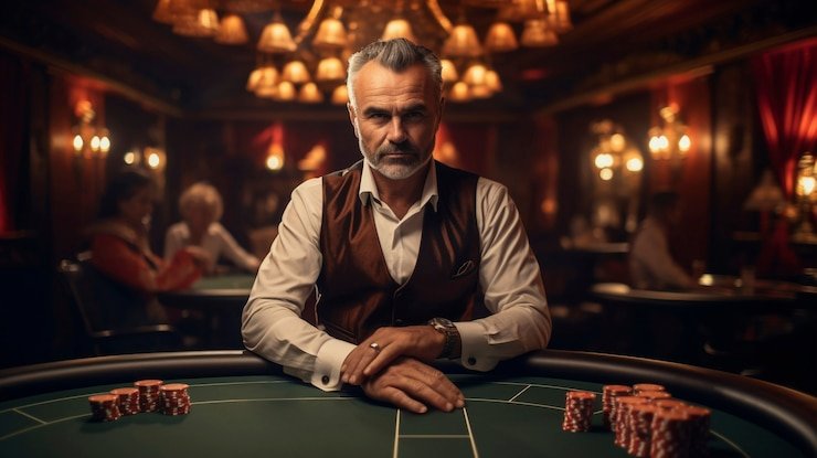 Antarmuka aplikasi mobile alltoto menampilkan meja blackjack live dealer dan menu navigasi